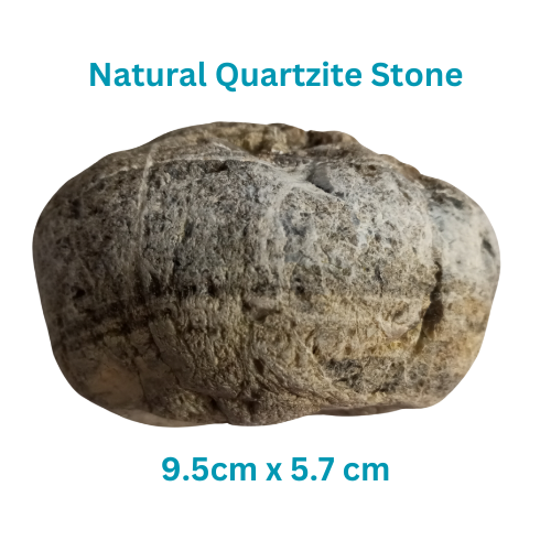 Natural Grecian Sea Quartzite Beach Stone 670g -Healing Energy, Meditation Aid, Spiritual Cleansing - Handpicked Gemstone